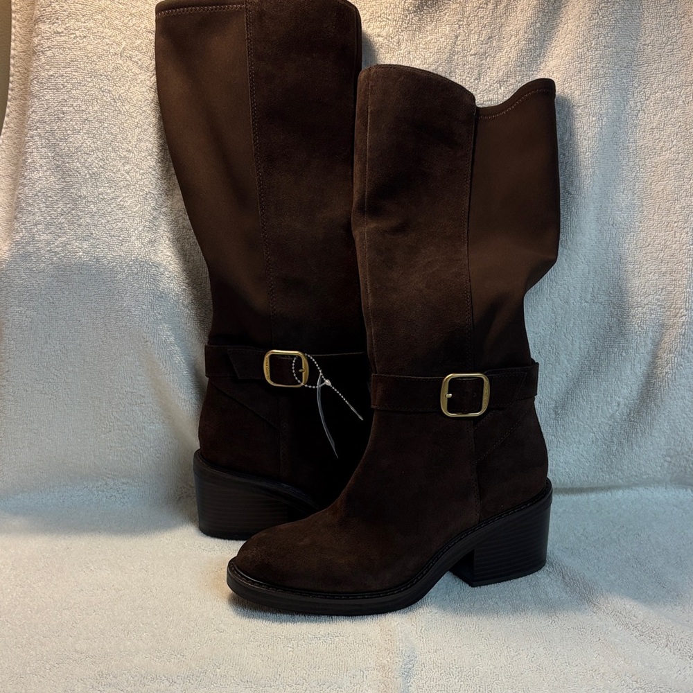 Vince Camuto Dark Brown Heeled Boots